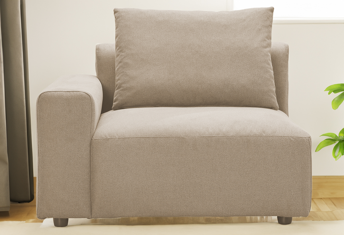 απεικονίζεται ο καναπές τοποθετημένος σε ένα σαλόνι